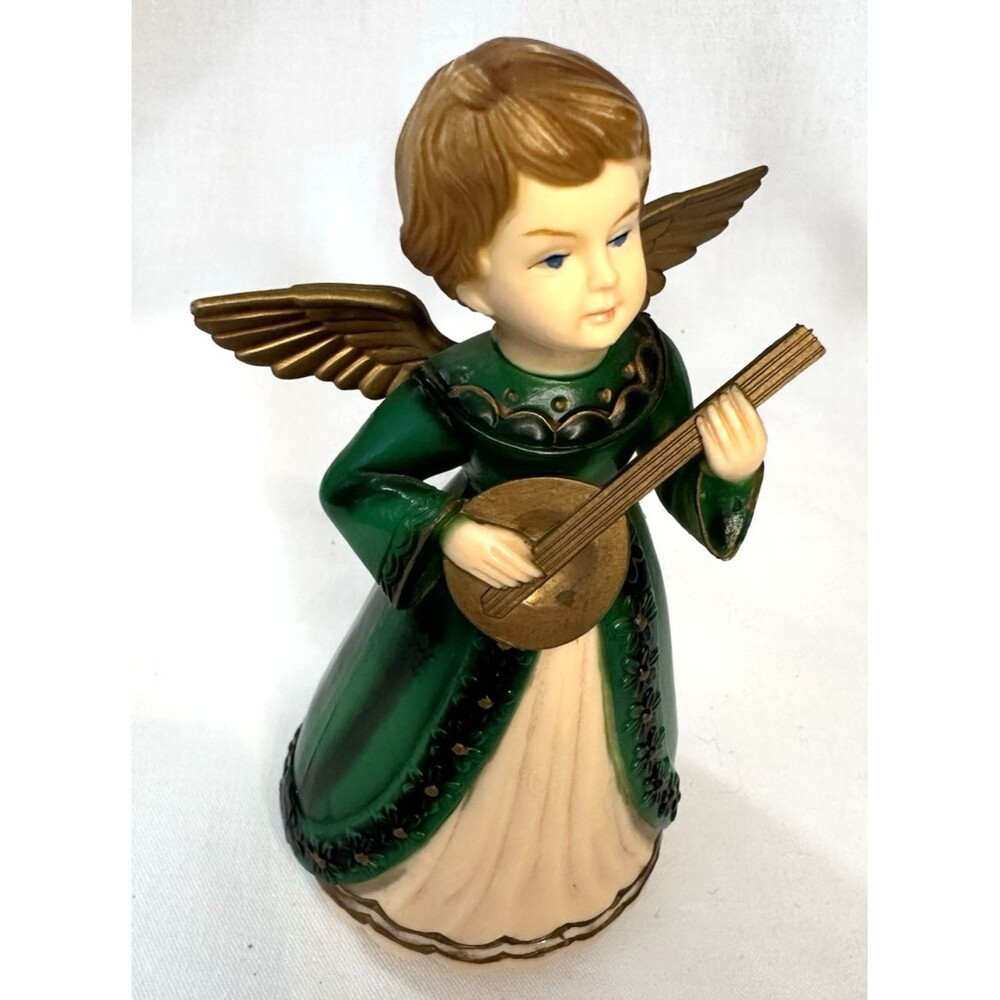 Vintage Musical Christmas Angel Plays Silent Night and Spins MCM Hong Kong 7 in